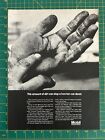 1968 Vintage Mobil Oil Detergent Gasoline Stop Car Dead Dirty Hands Print Ad X1