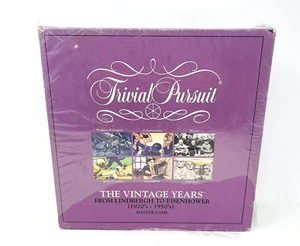 Trivial Pursuit The Vintage Years Board Game Lindbergh Eisenhower 1989 NEW - Picture 1 of 19