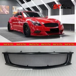 Fits 2008-2013 Infiniti G37 Coupe Type AC Carbon Fiber Front Mesh Grill Grille - Picture 1 of 12