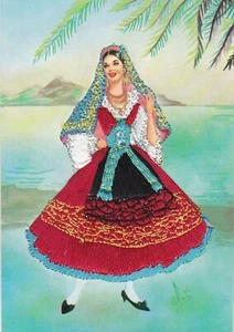 SICILIA  -  Costume Regionale................tutto ricamato !!!!!!!!! - Imagen 1 de 1