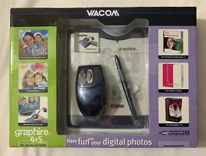 Wacom Graphire 3 4x5 USB Tablet w/Pen, Mouse & Software CD's CTE430SA New Sealed - Picture 1 of 11