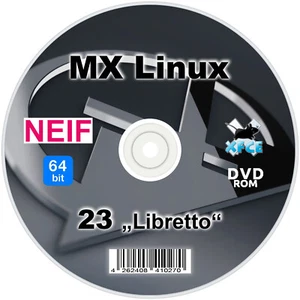 MX Linux 23 "Libretto" 64 Bit Deutsch auf DVD oder USB-Stick - Install und Live - Bild 1 von 5
