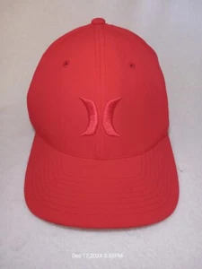 Gorra Hurley Calce Elástico Roja - FlexFit Adulto Unisex Hombre Bordada Ajuste Flexible - Imagen 1 de 8