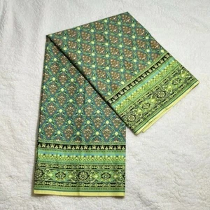 Emchit Sarong Batik Long Skirt 100% Cotton Thai Pattern For Women Wear Phahurat - Picture 1 of 7