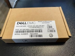 DELL EMC SFP28-10G-25G-SR-85C TRANSCEIVER MODULE 0M14MK BRAND NEW *QTY - Picture 1 of 3