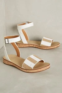 NEW Anthropologie  Kelsi Dagger Carol Wedge Sandals, Size 8.5 - Picture 1 of 5
