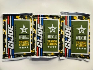 Vintage G.I Joe Karty kolekcjonerskie Nowe x3 zapieczętowane pakiety Impel Hasbro lata 90. 1991 Oficjalne - Zdjęcie 1 z 5