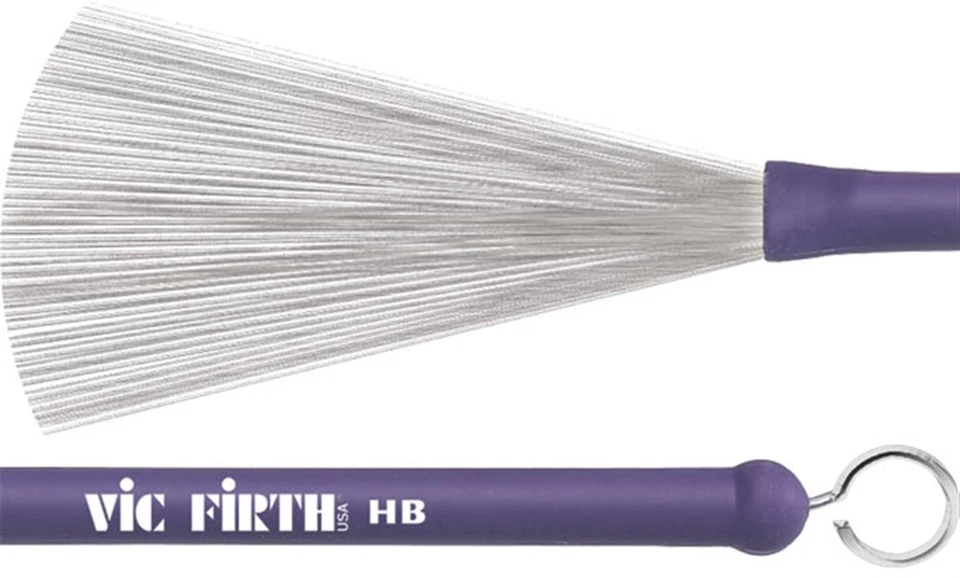 Vic Firth Heritage Brush Rubber Handle Worldwide