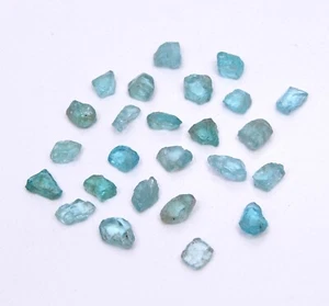 Natural Apatite 400 Ct Madagascar Blue Rough Loose Gemstone Lot - Picture 1 of 4