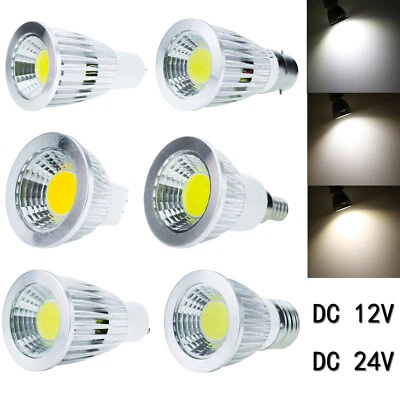 E27 E14 E12 GU10 GU5.3 MR16 Dimmable LED Spotlight 6W 9W 12W Lamp 12V 24V SSCA - Image 1 of 4