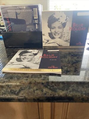 Billie Holiday 24 Carat Gold Edition ' All of Me ' 10 CD Box with book Missing 1 Foto 1 de 4