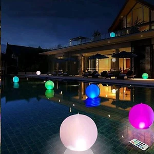 13 Colors Glow Ball Inflatable Light Up Beach Ball with Remote Glow - Picture 1 of 3
