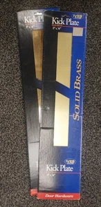 Schlage Massive Messing Tür Trittplatte 8" x 34" Menge 2 Neu im Karton - Bild 1 von 3
