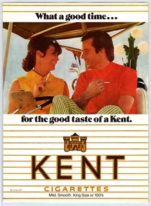 Publicidad de revista vintage de 8"X11" de golf Kent Cigarettes 1970 M719 - Imagen 1 de 1