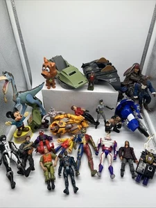 Lot of  Various Action Figures Gi Joe Space Transformers Parts Disney - Picture 1 of 18