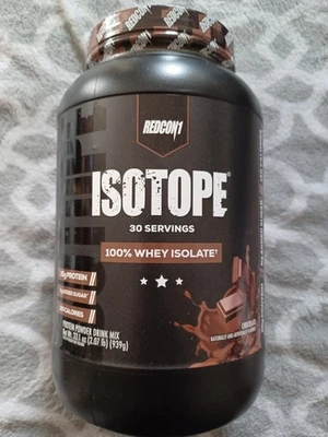 Isótopo REDCON1 100% Whey Isolate Chocolate - Pó de proteína de soro de leite amigável ao ceto - Imagem 1 de 4