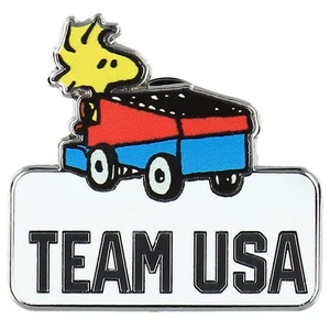 Team USA Peanuts Woodstock Zamboni Pin - Bild 1 von 2