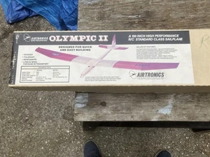 Airtronics Olympic II Balsa RC Sailplane Kit 100" Wingspan No. 208 Parts (Cox) - Picture 1 of 24