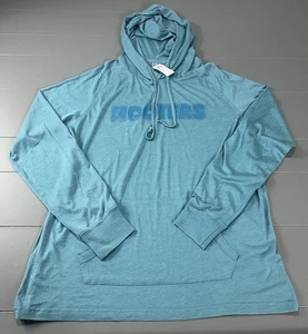 Hooters Felpa con Cappuccio - Felpa Unisex Hooters Ristorante Taglia Large Verde - Foto 1 di 12