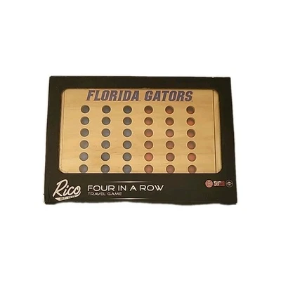 Juego de viaje Florida Gators Four in a Row Rico Industries Foto 1 de 2