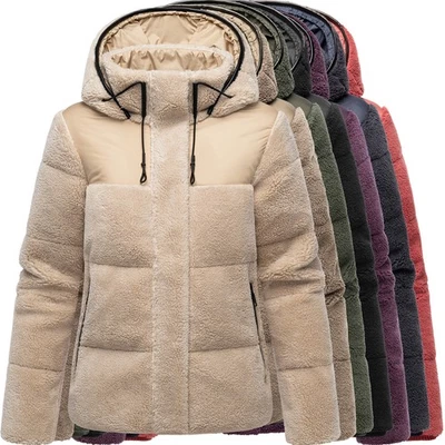 Marikoo Femmes Teddy-Fleecejacke Veste en Peluche à la Mode Matériaux Kaguraa 16 - Photo 1/4