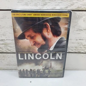 Lincoln Miniseries DVD 2009 FullScreen Sam Waterston Mary Tyler Moore New - Imagen 1 de 7