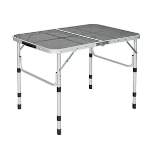 Patiojoy Folding Camping Table Lightweight Portable Aluminum Metal Grill Stand - Picture 1 of 7