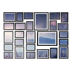 Artiss Photo Frames Art Holder 26PCS 8x10" 5x7" 4x6" 3.5x5" Black - Picture 1 of 7