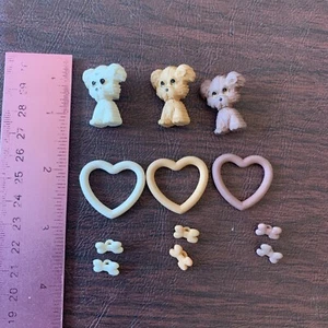 Dressy Dog Buttons - 'Dogs, Hearts & Bones For Crafts & Scrapbooking - Picture 1 of 5