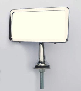 Espejo ajustable vintage cromado con vista trasera interior tablero de instrumentos - Imagen 1 de 4