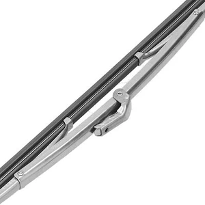 Front Wiper Blade Set 30.48cm/12in Rubber Stainless Steel Windscreen Wiper - Picture 1 of 12