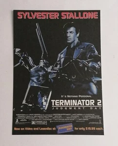 Sylvester Stallone in Terminator 2 - Postkarte - Last Action Hero - Bild 1 von 1