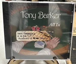 TONY BARKER ~ All In CD RARE EXCLUSIVE - Picture 1 of 2