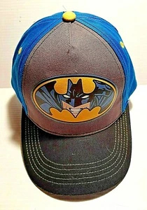 NEW Batman Baseball Cap Hat Adjustable Snapback Size Youth/Teen 100% Cotton - Picture 1 of 9