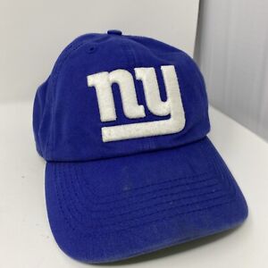 New York Giants Hat Cap Size XL Franchise 47 Fitted Casual Blue Cotton NFL