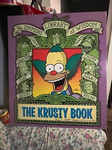 the simpsons Krusty book signed bongo booth mounted poster - Picture 1 of 4