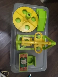 Vintage Fisher Price Little People School Playground and Desk/Chair Lot of 5 - Picture 1 of 6