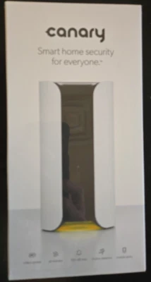 Canary Pro Indoor WHITE Home Security Camera 24/7 Monitor Pets Climate & Motion - Image 1 of 4