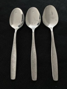 Rogers Cutlery IS USA MODERN LIVING Satin Stainless Set Of 3 Teaspoons 5 7/8” - Picture 1 of 5