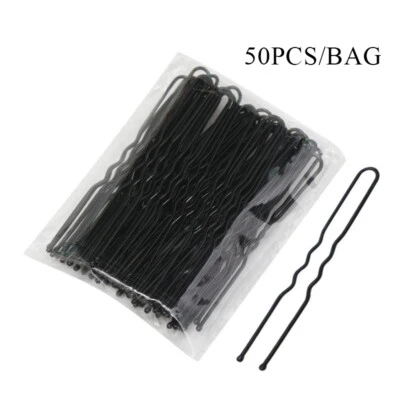 50Pcs/Bag Metal U Shaped Hair Clips Bobby Pins Styling Tool Hairstyle Barr s2 ♡ - Image 1 of 4