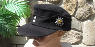 Autentica WWII WW2 reliquia tedesca nuovo berretto М43 Wehrmacht militare "Replica" S-59 #2 - Immagine 1 di 4