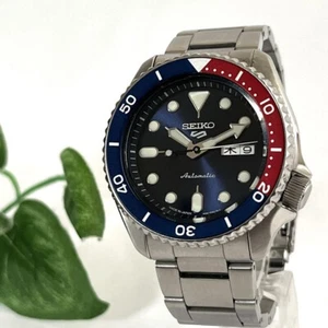 【Seiko】Seiko Watch SEIKO5 Sports Back Skeleton Silver Diver's Watch - Picture 1 of 12