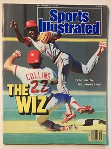 Ozzie Smith September 28 1987 Sports Illustrated No Label St. Louis Cardinals - Picture 1 of 1
