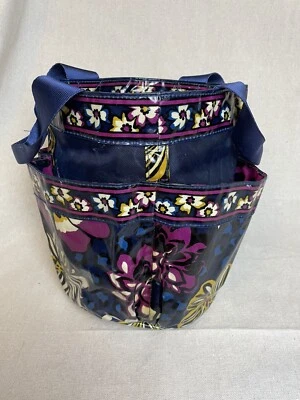 Bolso de baño Vera Bradley Shower Caddy azul púrpura multi floral Foto 1 de 4
