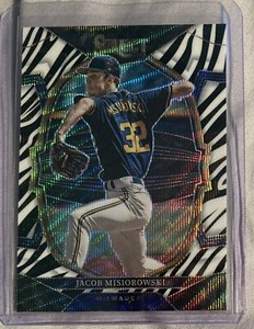 2023 Panini Select Jacob Misiorowski Prospect Concourse ZEBRA Prizm RC SSP!