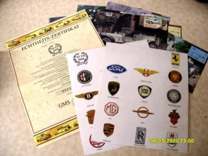Autopostkarten mit Briefmarke und Zertifikat - Bild 1 von 2