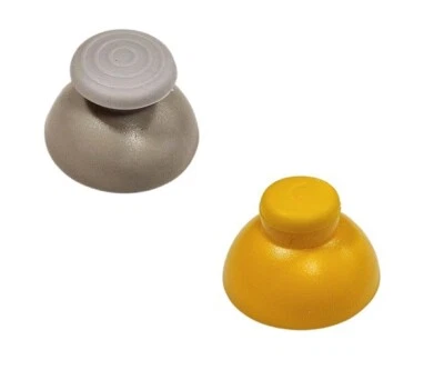 Replacement Thumbsticks Joysticks for Nintendo Gamecube Controller Yellow Gray - Image 1 of 4