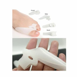 Coppia Supporti TUTORE CORRETTORE PER ALLUCE VALGO DIVARICATORE DITA in SILICONE - Foto 1 di 1