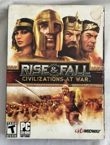 Rise & Fall Civilizations At War PC CD-ROM Complete CIB 4 Discs - Picture 1 of 10