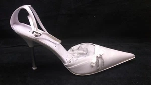 NEW WOMEN'S MELBO BRIDAL SHOES-BOW PEEP - Picture 1 of 5
